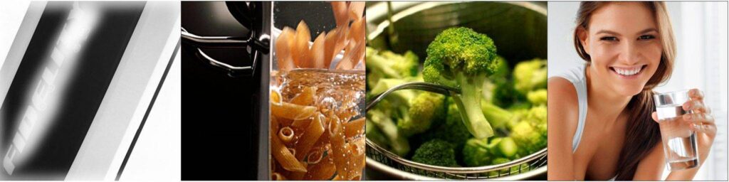 Equipo purificador + Grifo electrónico inteligente.